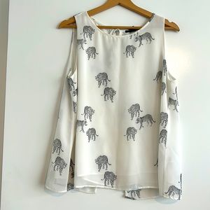 Forever 21 leopard shirt